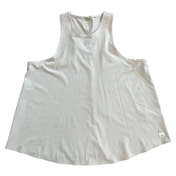 Vuori Womens Light Beige Racerback Tank Top Loose Fit Activewear M - Picture 5 of 9